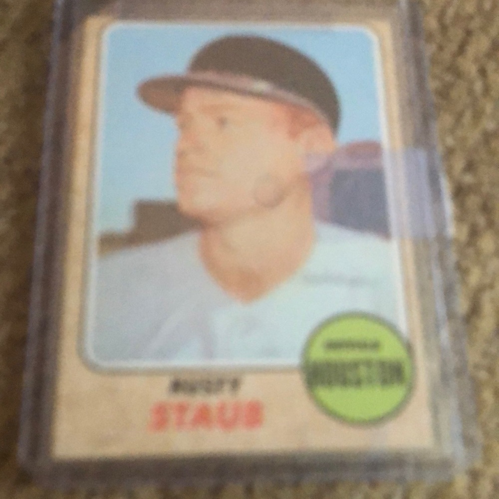 1968 Topps Rusty Staub, 1959 Topps Rip Coleman